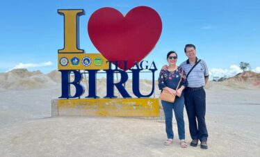 blue lake sand dunes bintan