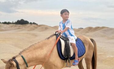 blue lake sand dunes bintan