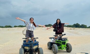 blue lake sand dunes bintan