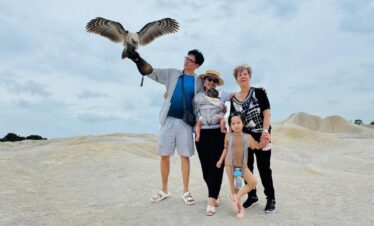 blue lake sand dunes bintan