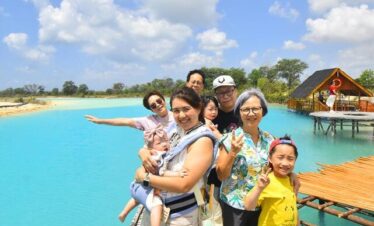 blue lake sand dunes bintan
