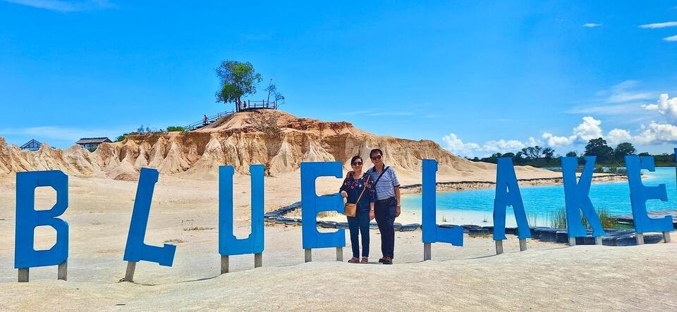 blue lake sand dunes bintan