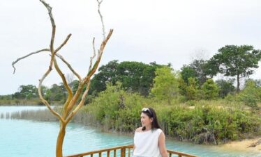 blue lake sand dunes bintan