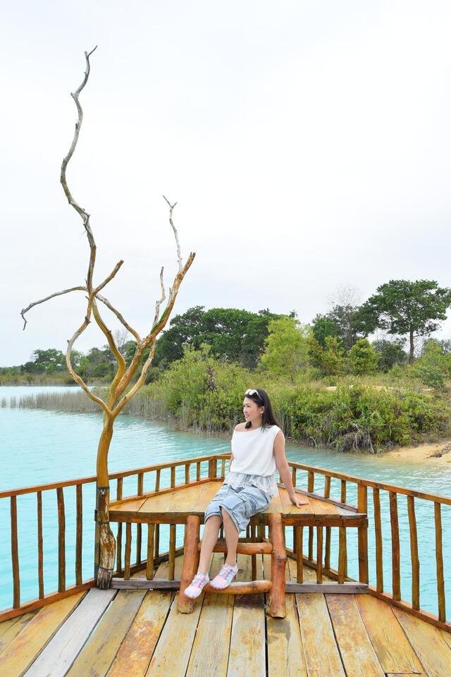 blue lake sand dunes bintan