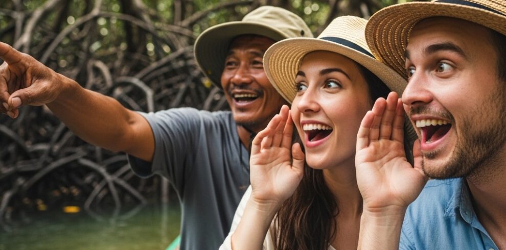 Bintan mangrove tour Bintan fireflies tour mangrove river cruise Bintan fireflies night tour Bintan Bintan nature tour eco tour Bintan Bintan river safari things to do in Bintan at night Bintan wildlife experience mangrove and fireflies Bintan
