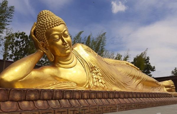 Recline Buddha Temple Bintan reclining Buddha Bintan Bintan Buddhist temple Bintan spiritual tourism Vihara Ksitigarbha Bodhisattva
